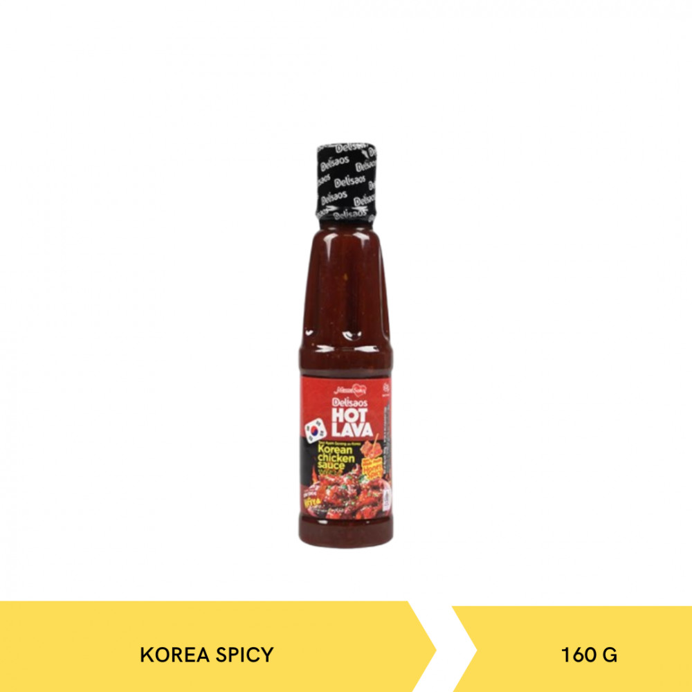 DELISAOS HOT LAVA KOREA SPICY 160GX24