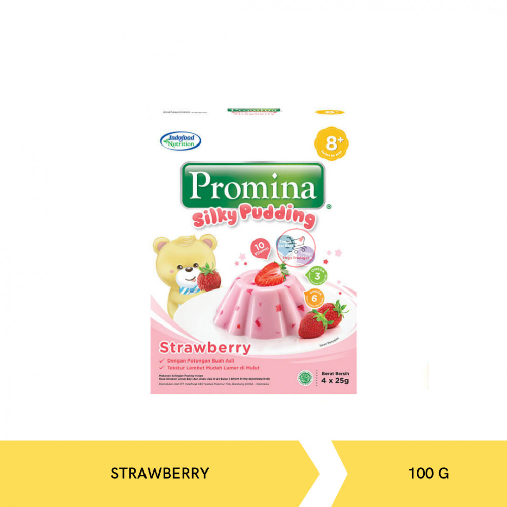 PROMINA SILKY PUDDING STRAW 100G X 24