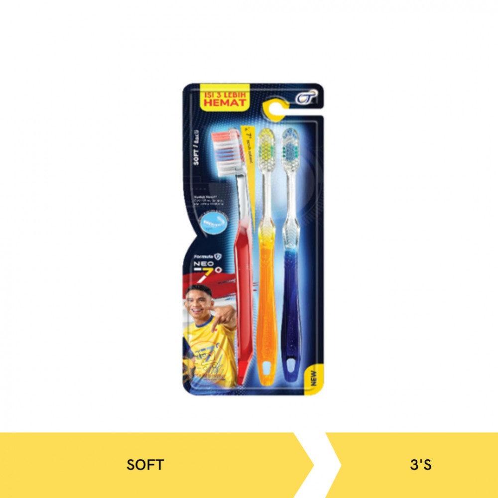 FORMULA T.BRUSH NEO 7 SOFT 3`S