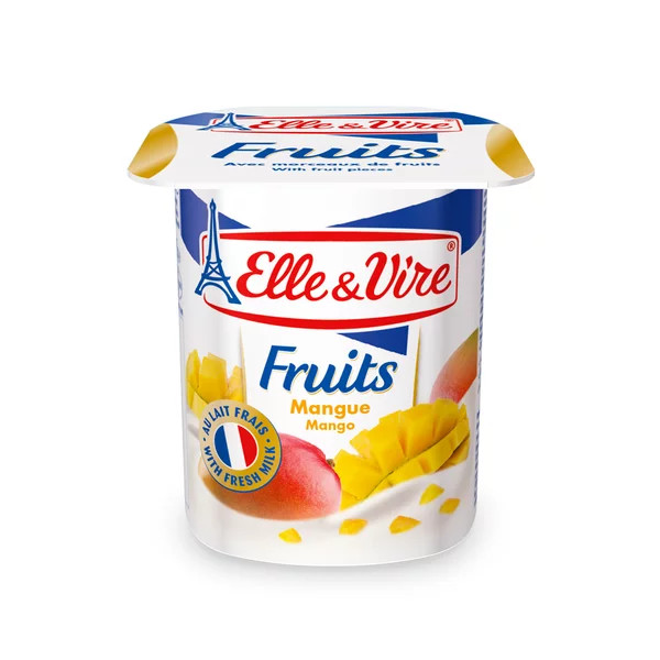ELLE&VIRE DESSERT LACTE MANGO 125ML X 4