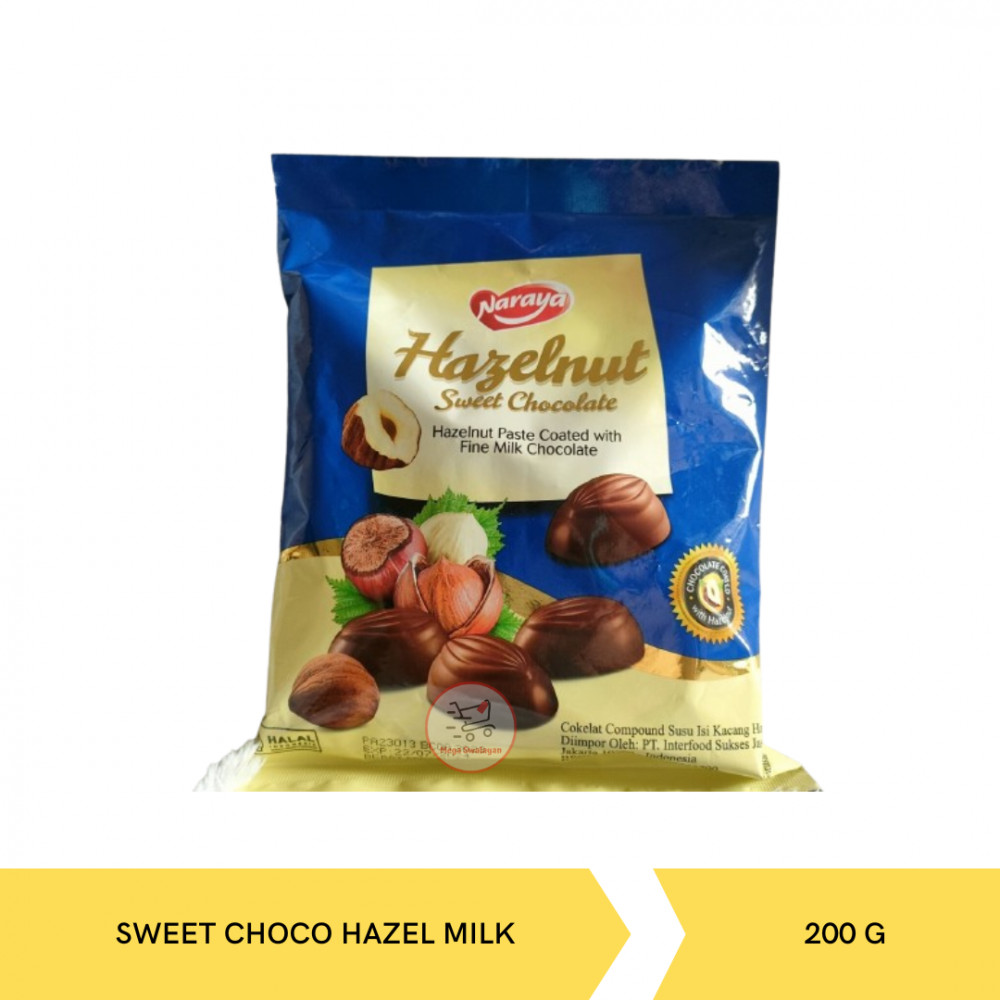NARAYA SWEET CHOCO HAZEL MILK 200G X 32