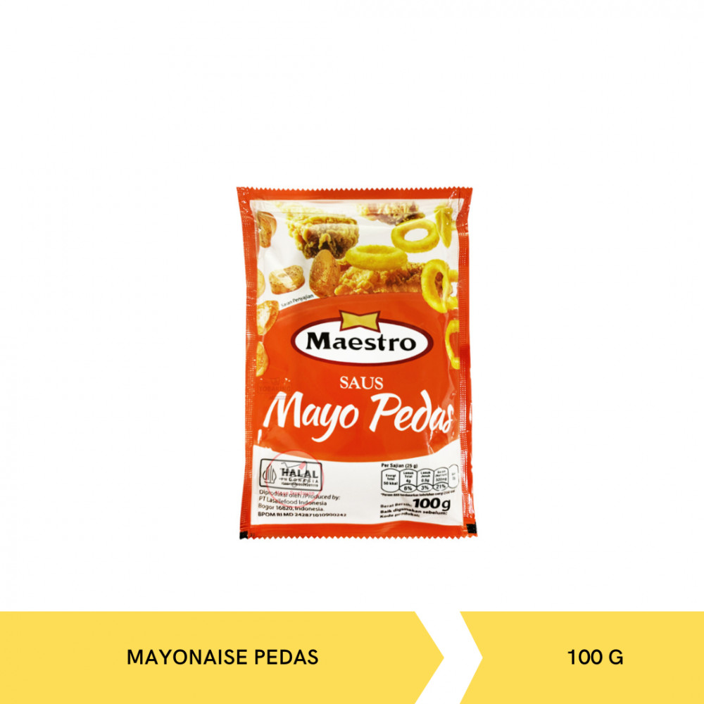 MAESTRO MAYONAISE PEDAS 100G X 40