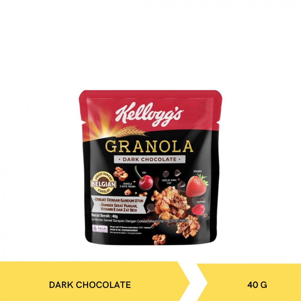 KELLOGG`S GRANOLA DARK CHOCO 40G X 60