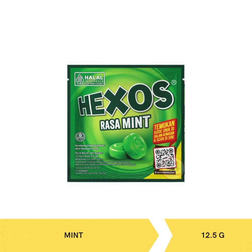 HEXOS MINT 12.5G X 50