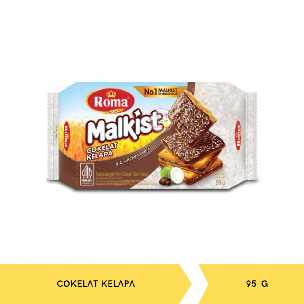 ROMA MALKIST COKELAT KELAPA 95G X 30