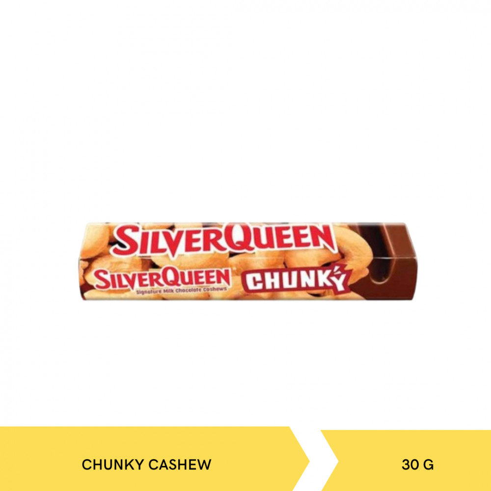 SILVER QUEEN CHUNKY CASHEW 26G X 12