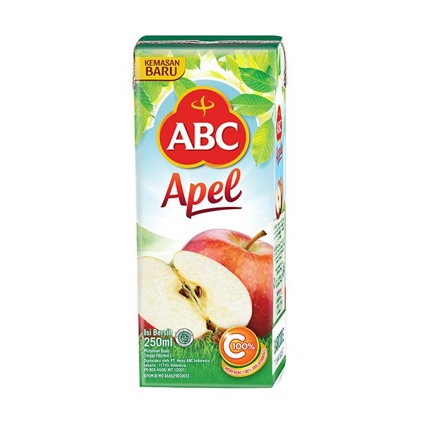 ABC JUICE APPLE 250ML X 24