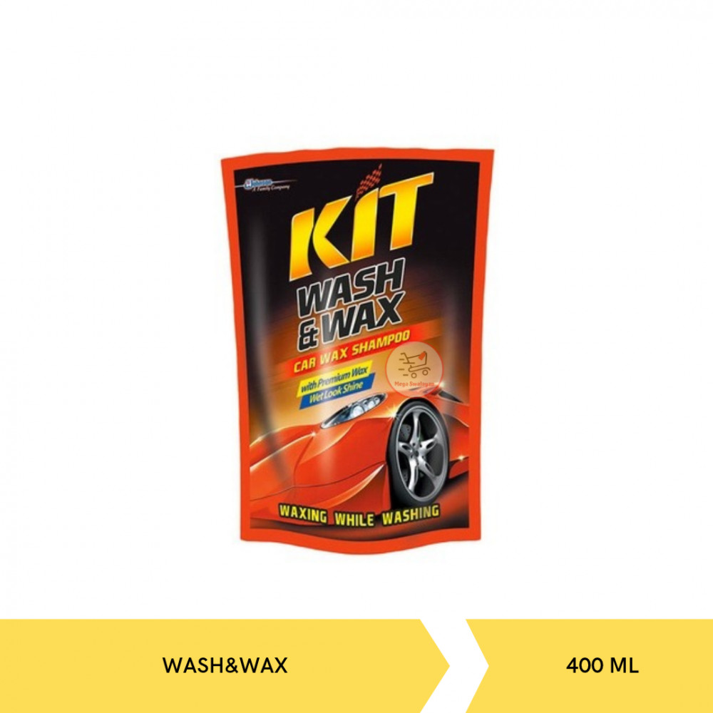 KIT WASH&WAX POUCH 400ML X 12