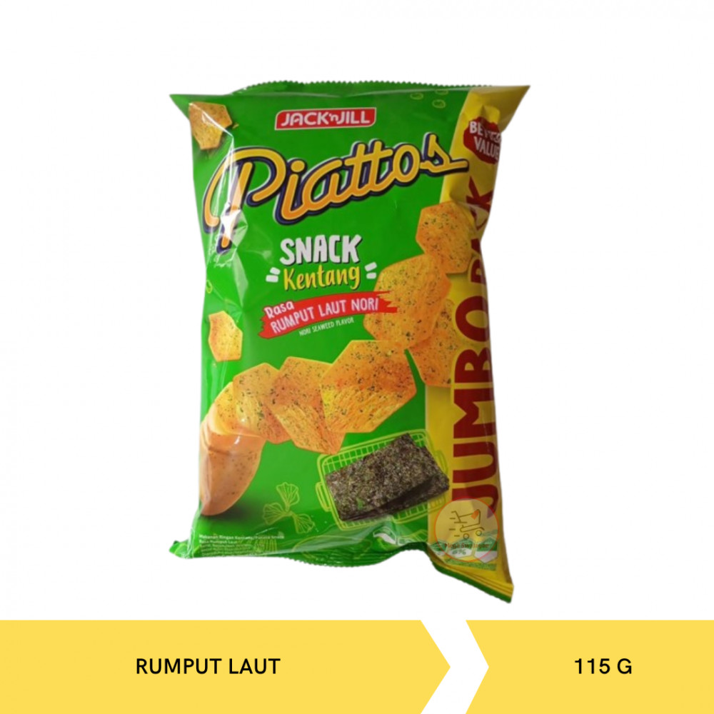 PIATTOS SNACK KENTANG RUMPUT LAUT 115GX 16