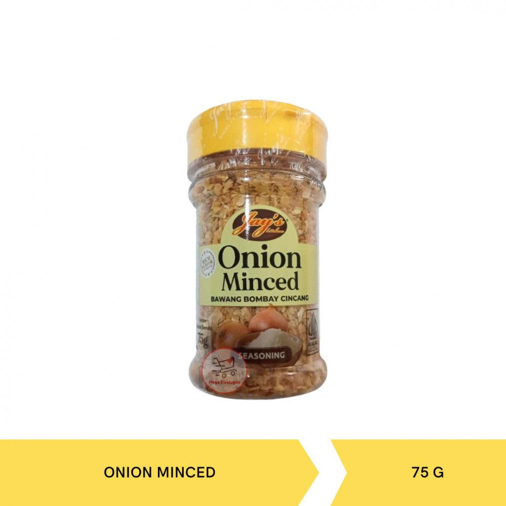 JAYS ONION MINCED 75G/B. BOMBAY