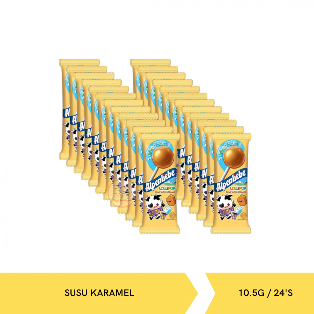 ALPENLIEBE LOLLIPOP KARAMEL ORIGINAL 6GR