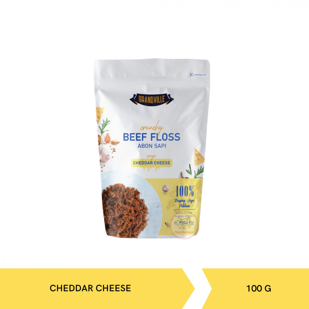 GRANDVILLE ABON SAPI CHEDDAR CHEESE 90G X 12