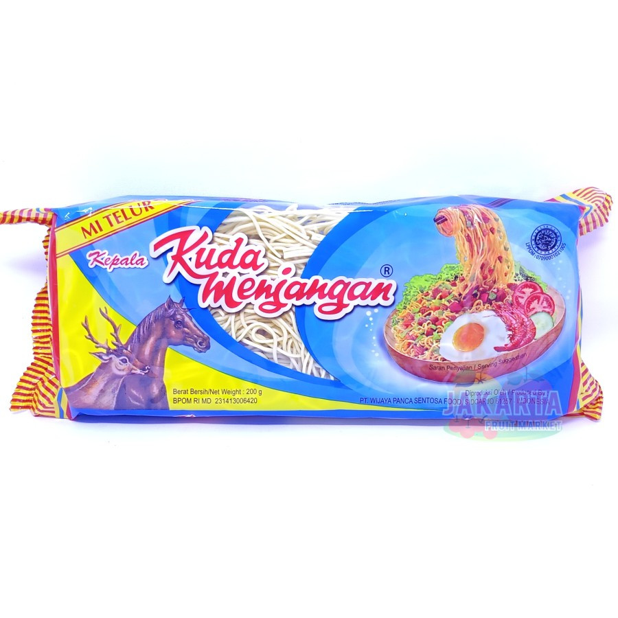 KUDA MENJANGAN MIE TELUR KECIL 200G X 20