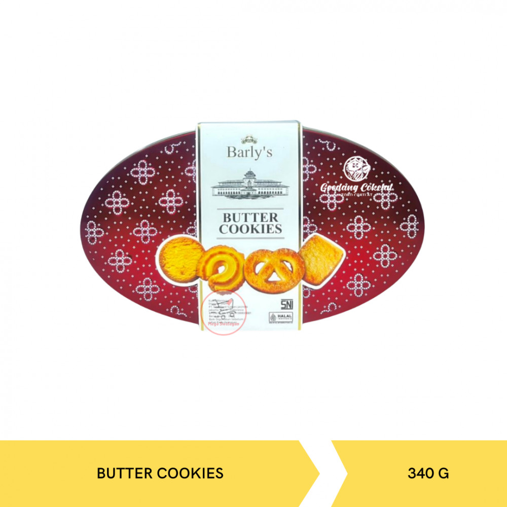 BARLY`S BUTTER COOKIES BATIK TIN 340GX12