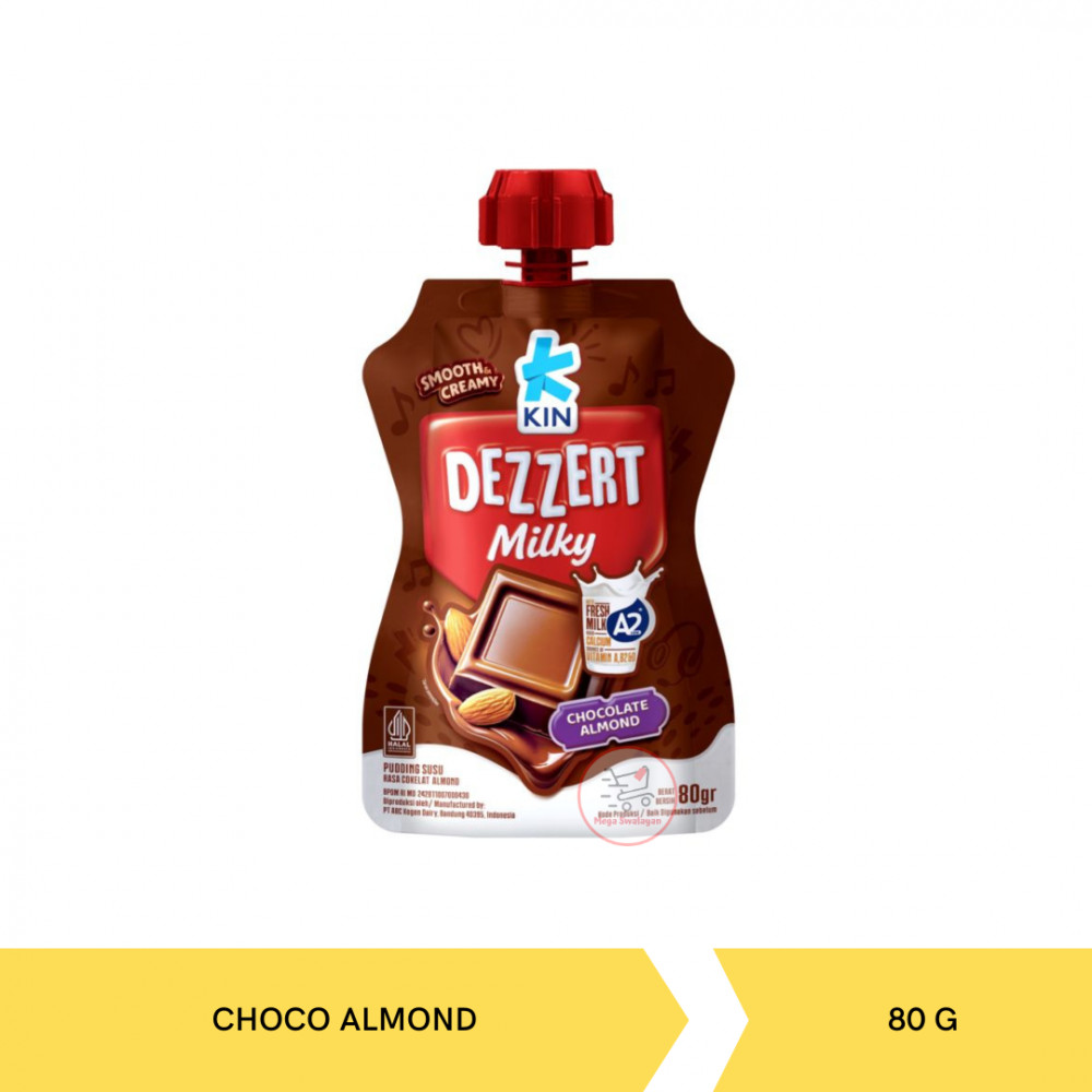 KIN DEZZERT MILKY CHOCO ALMOND 80G X 24