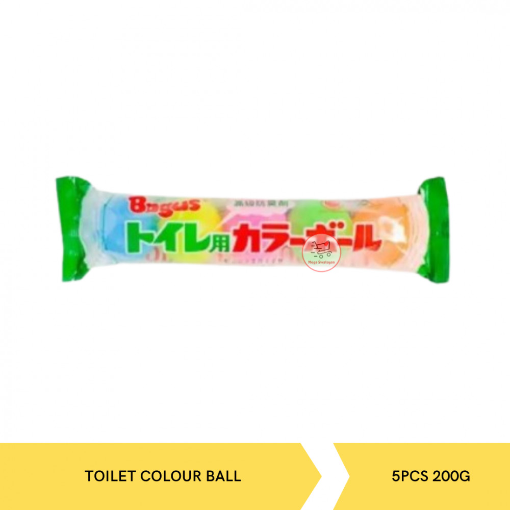 BAGUS W3347 TOILET COLOUR BALL/5 PCS 200G