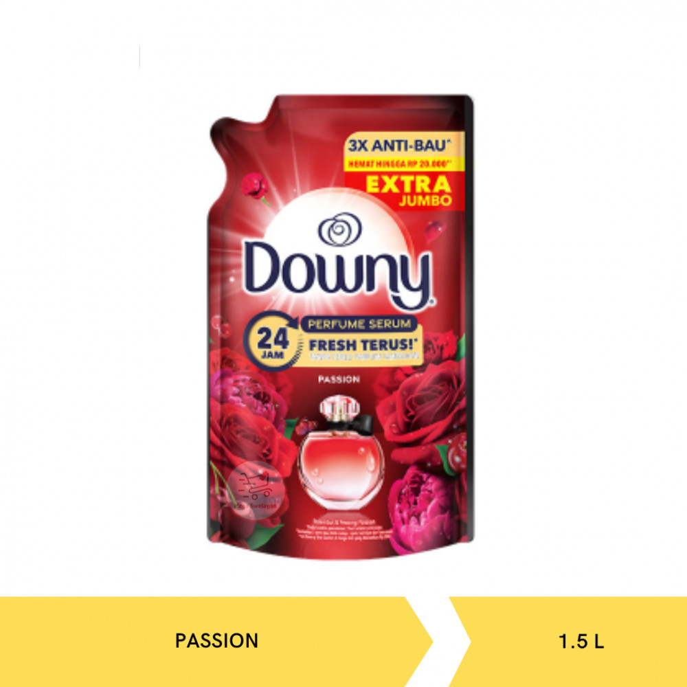 DOWNY PELEMBUT PASSION POUCH 1.5L X 6