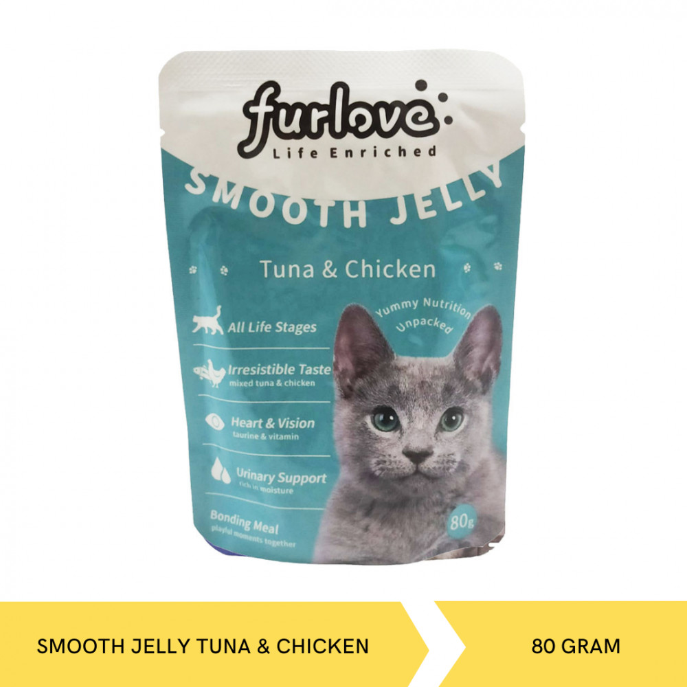 FURLOVE SMOOTH JELLY TUNA&CHICKEN 80G