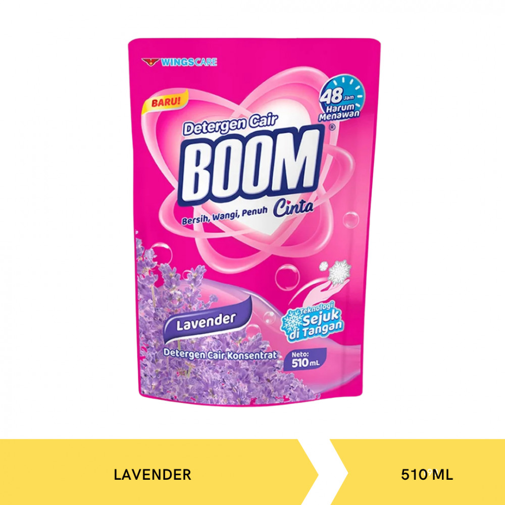 BOOM CINTA DET LIQ LAVENDER 510ML X 6