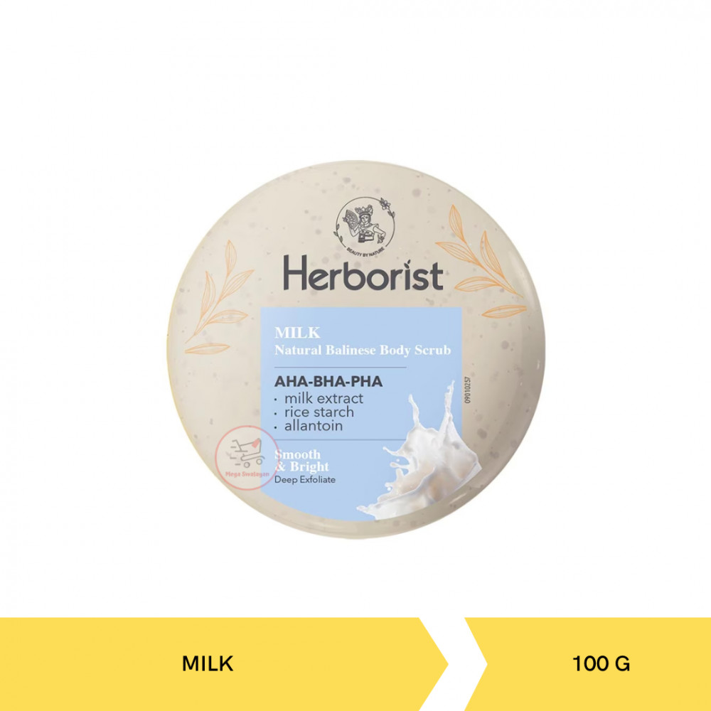 HERBORIST BODY SCRUB  MILK 100G