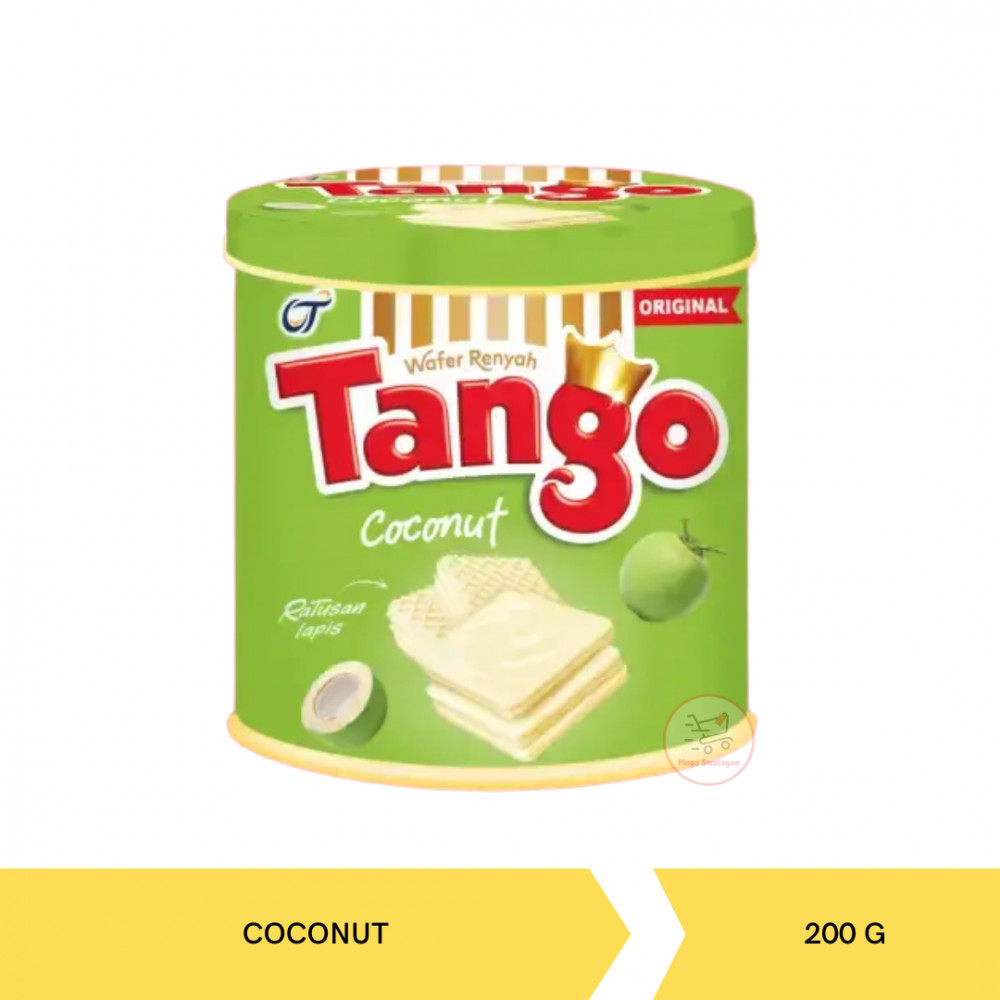 TANGO WAFER COCONUT TIN 200G X 6