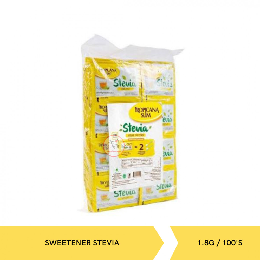 TROPICANA SWEETENER STEVIA KTK 1.8G/100`S X 12