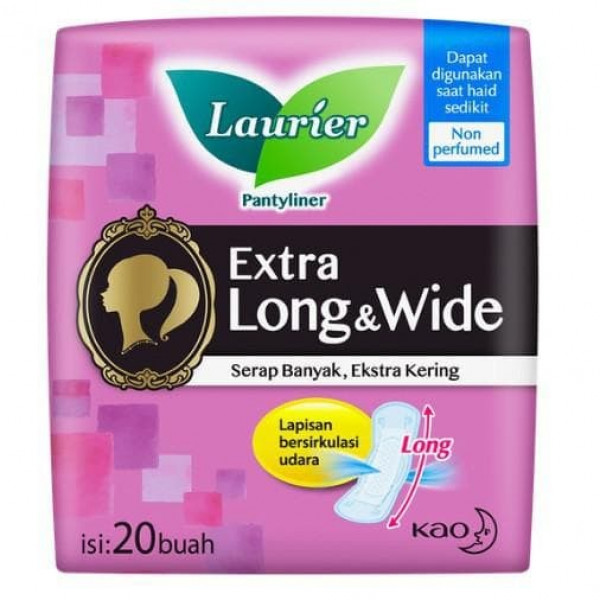 LAURIER PANTYLINER XTRA LONG&WIDE 20`S NP X 84