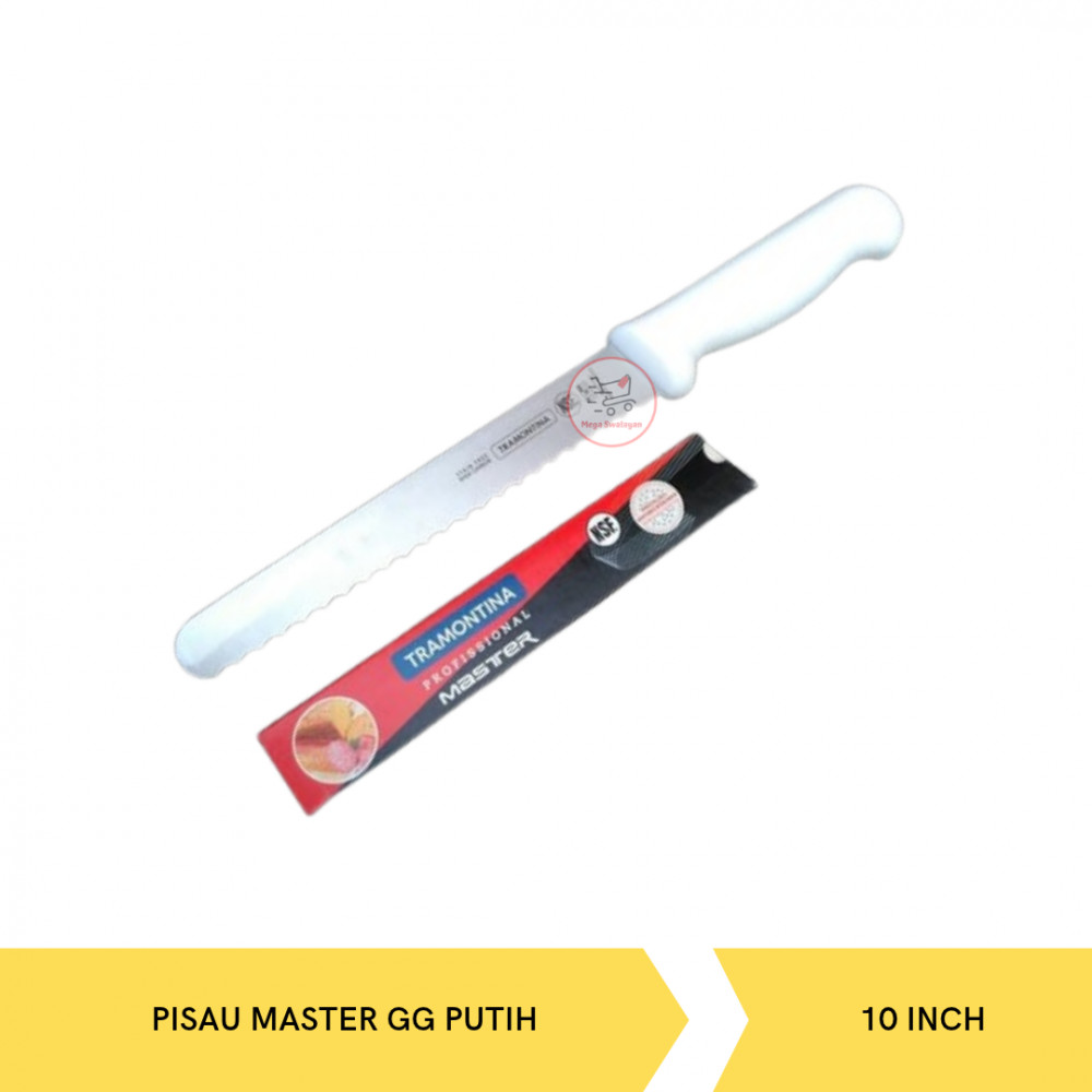 TRAMONTINA 24627/080 PISAU MASTER 10INCH GG PUTIH