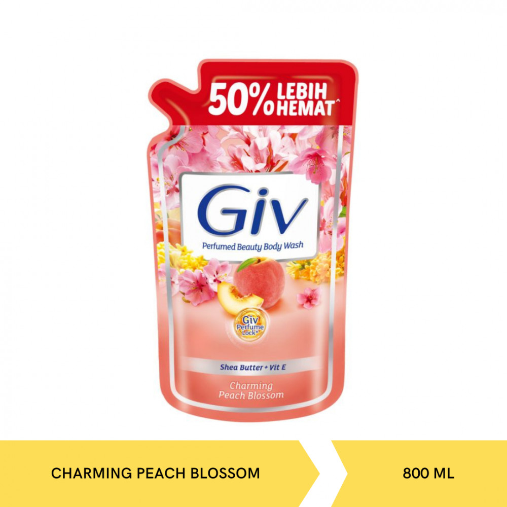 GIV BW CHARMING PEACH BLOSSOM POUCH 800ML X 12
