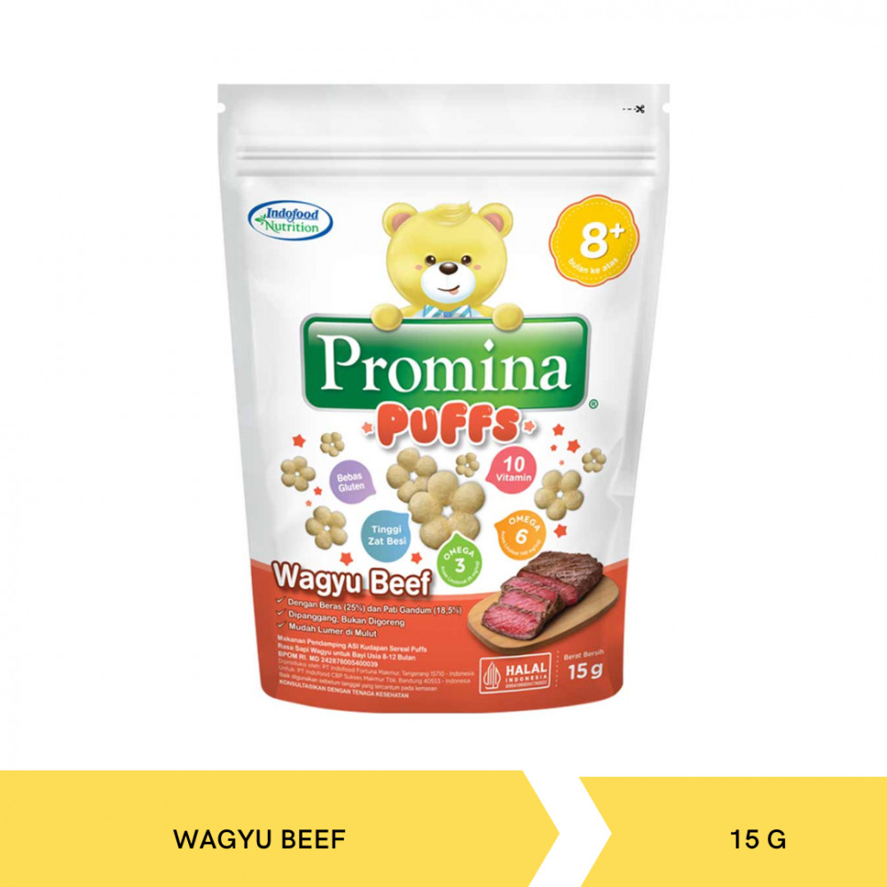 PROMINA PUFFS 8+ WAGYU BEEF 15G X 24