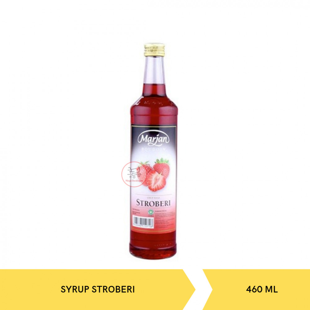 MARJAN SYRUP STROBERI 460ML X12