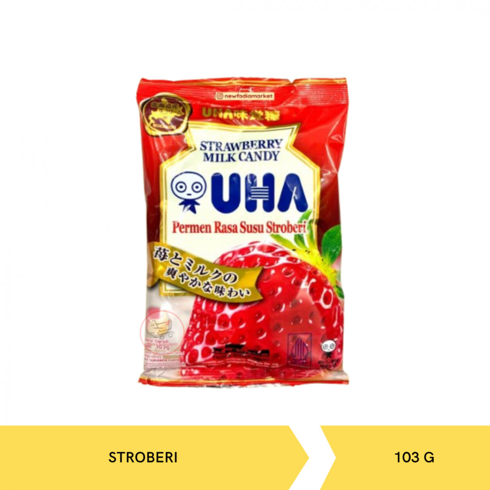 UHA MILK CANDY STRAW 103G X 72