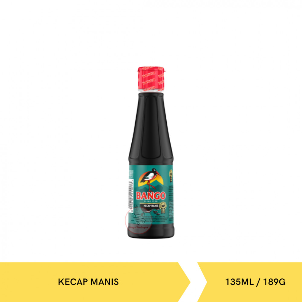 BANGO KECAP MANIS BTL 135ML/189G X 48