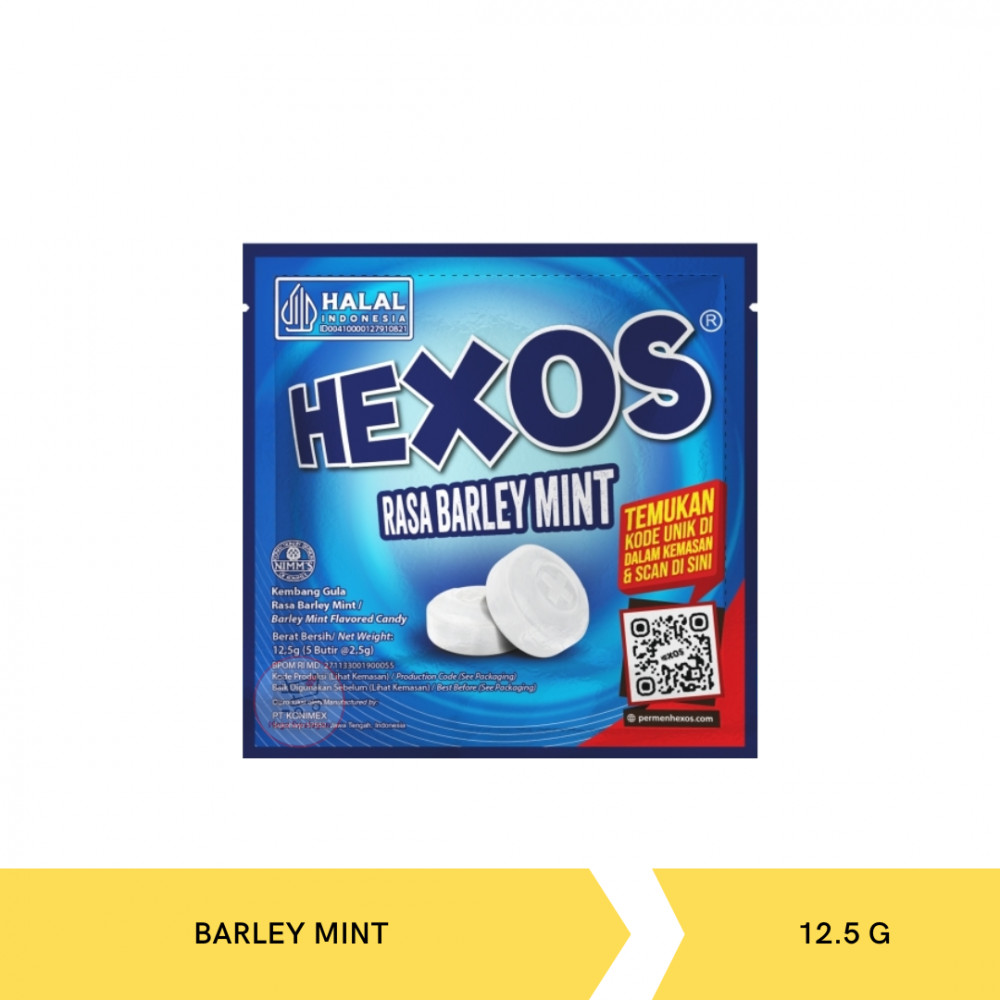HEXOS BARLEY MINT 12.5G X 50