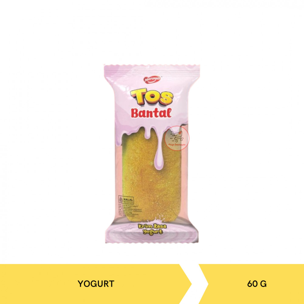 NARAYA TOS BANTAL YOGURT 60G X 60
