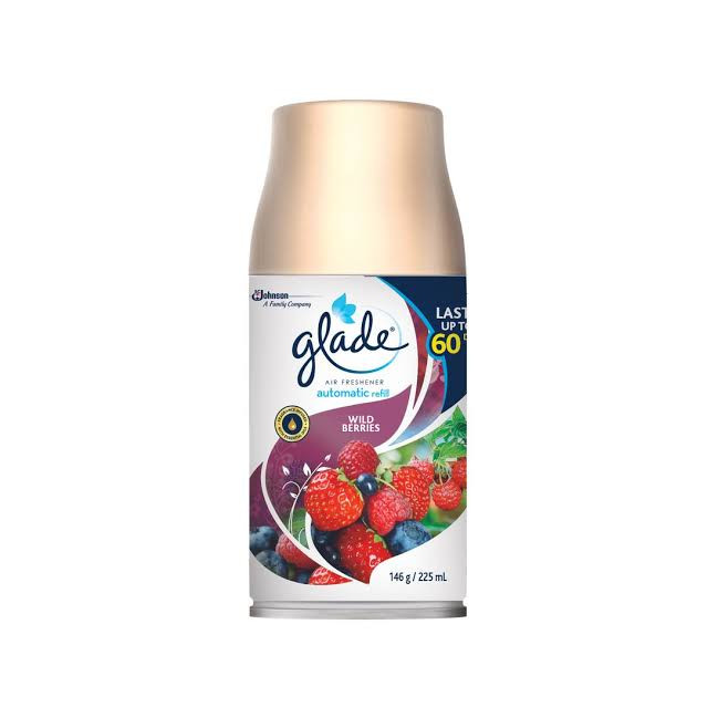 GLADE MATIC SPRAY WILD BERIES 225ML X 12