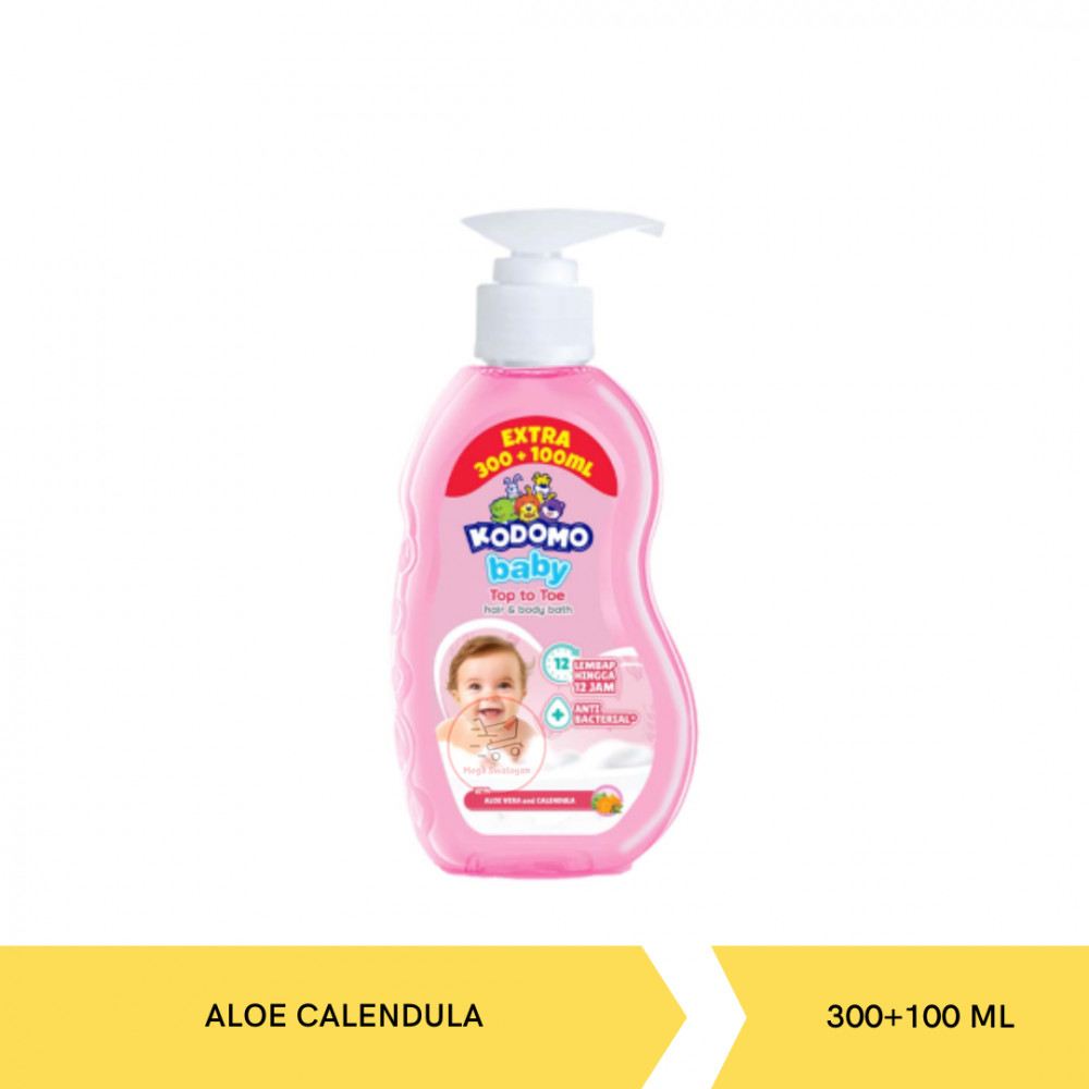 KODOMO BABY TOP TO TOE PINK PUMP 400 ML