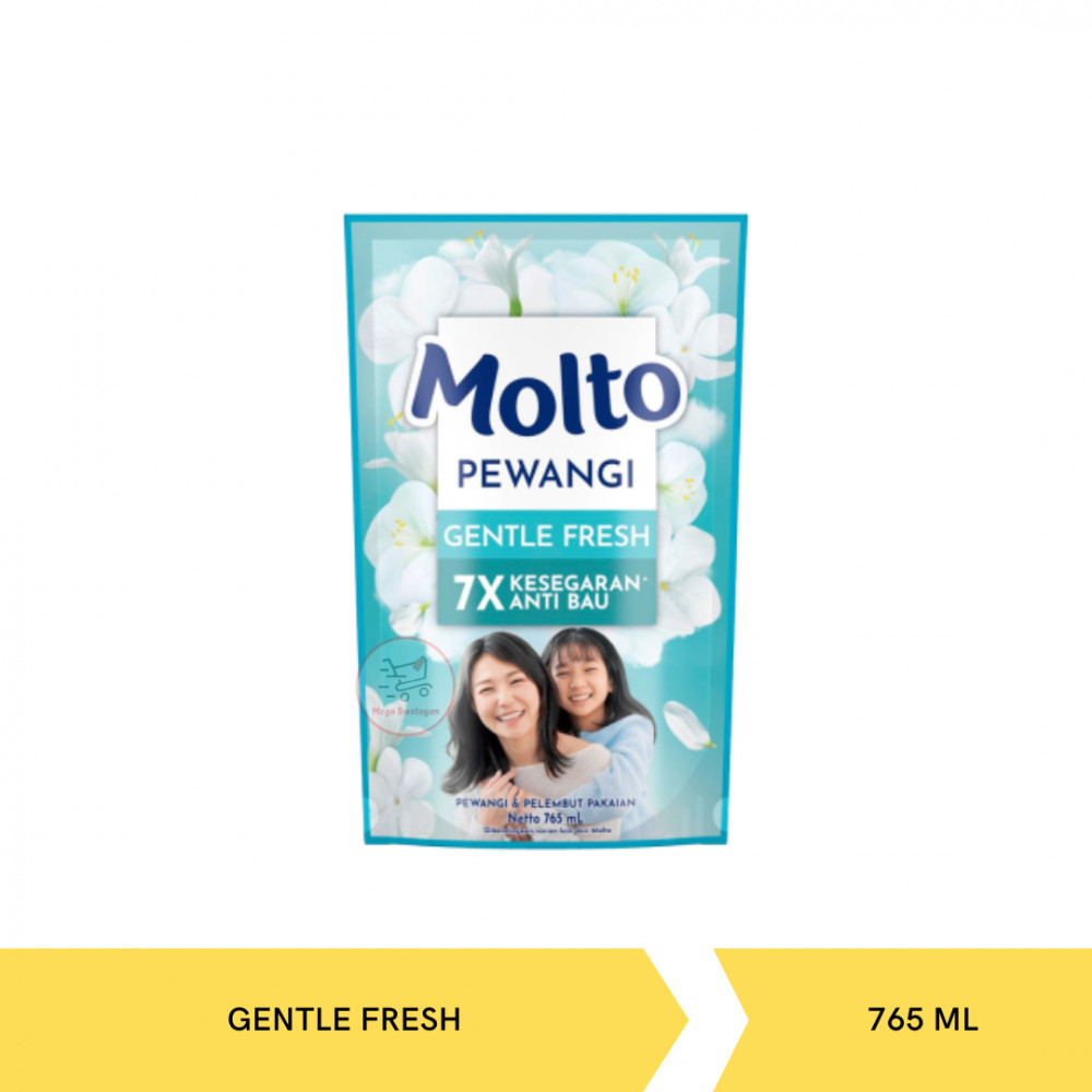 MOLTO PEWANGI GENTLE FRESH 765ML X 12