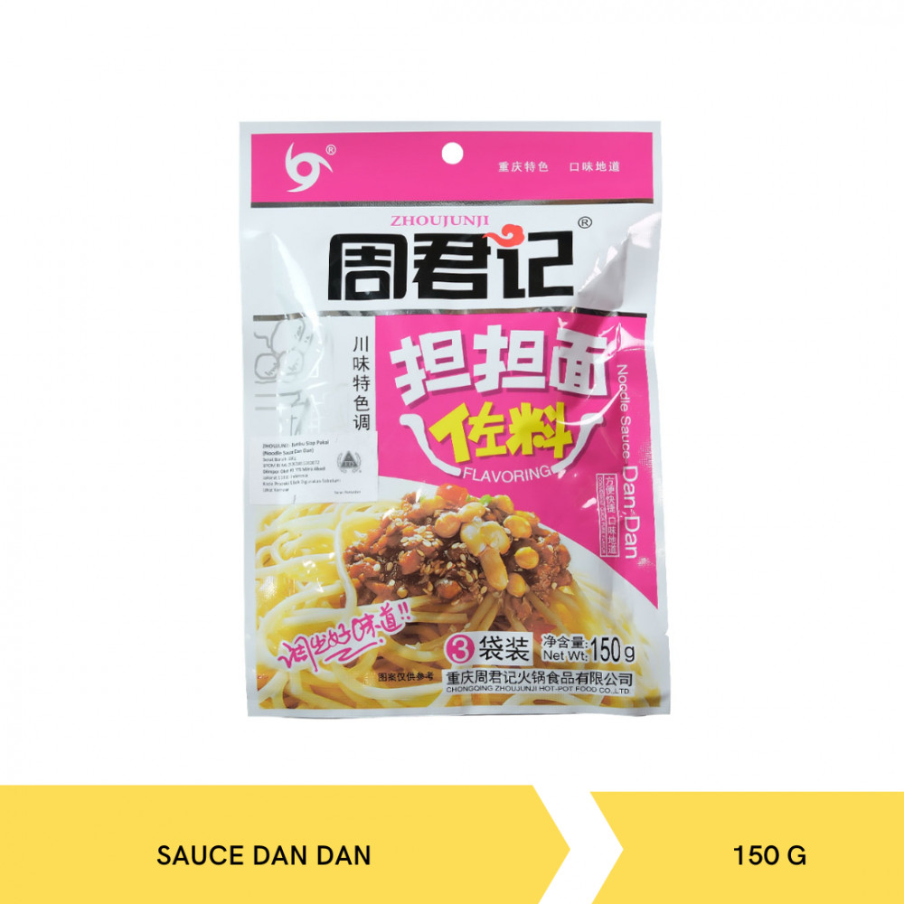 ZHOUJUNJI NOODLE SAUCE DAN DAN 150GR