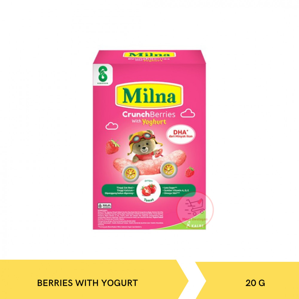 MILNA CRUNCH BERRIES W/ YOGHURT KTK 20G