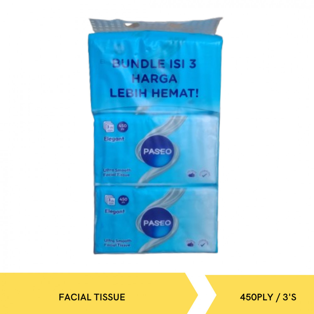 PASEO E ULTRA SMOOTH FACIAL 450PLY/3`S X 16