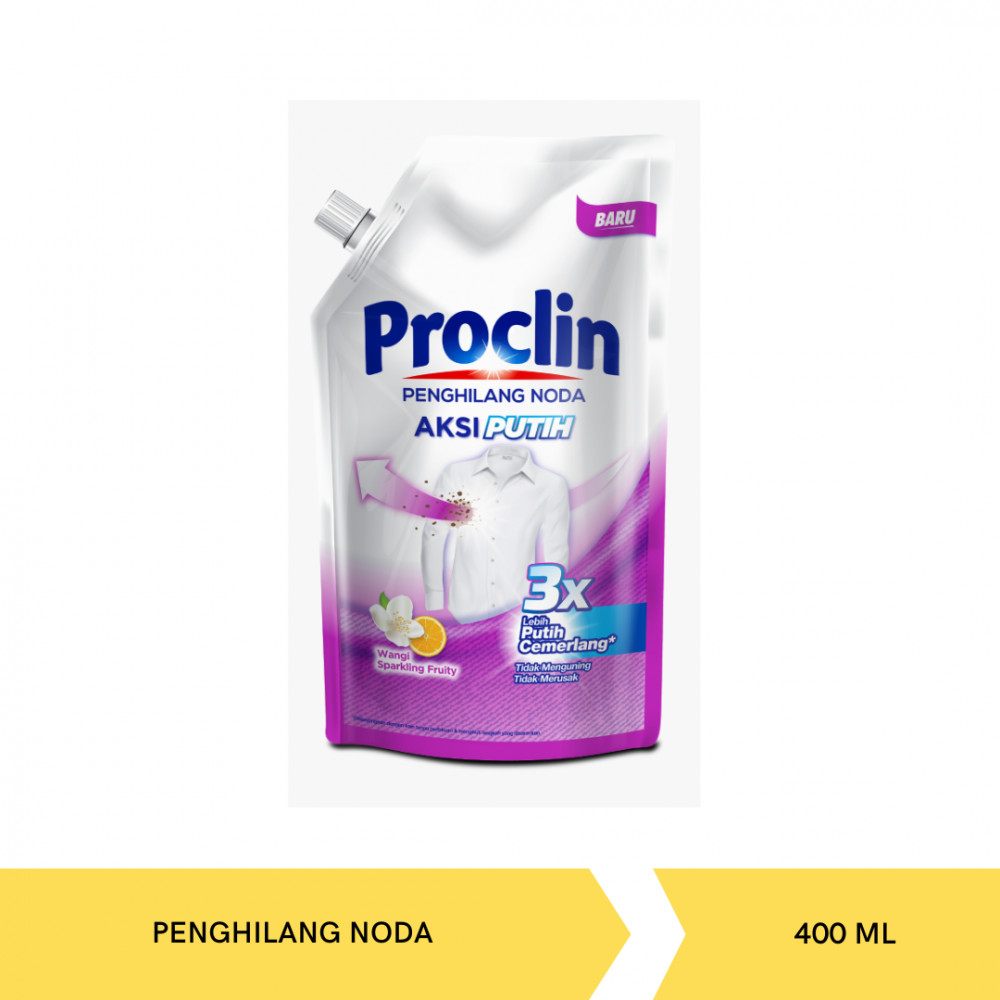 PROCLIN PENGHILANG NODA POUCH 400ML X 12