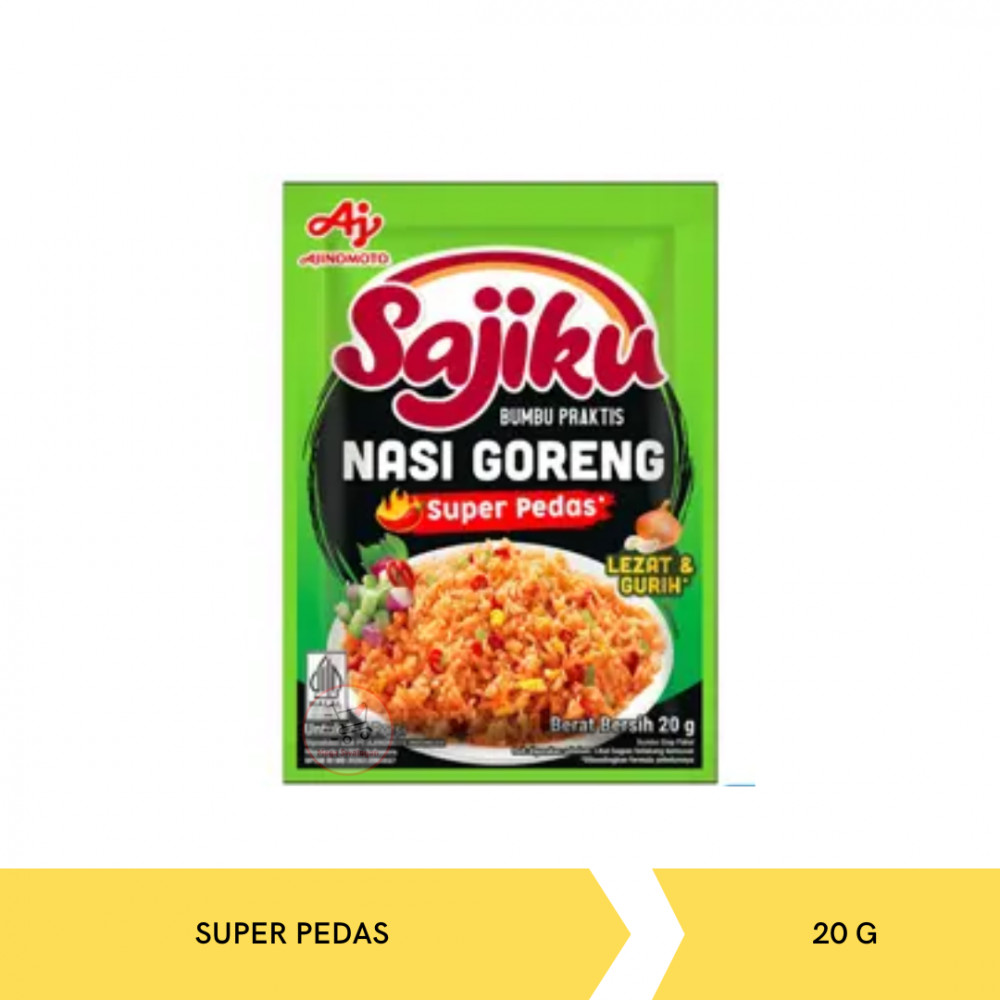 SAJIKU BUMBU NASI GRG PEDAS 20G X 10