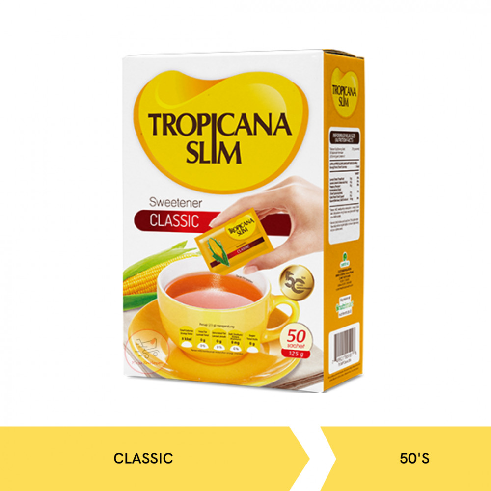 TROPICANA SWEETENER CLASSIC KTK 50`S X 24