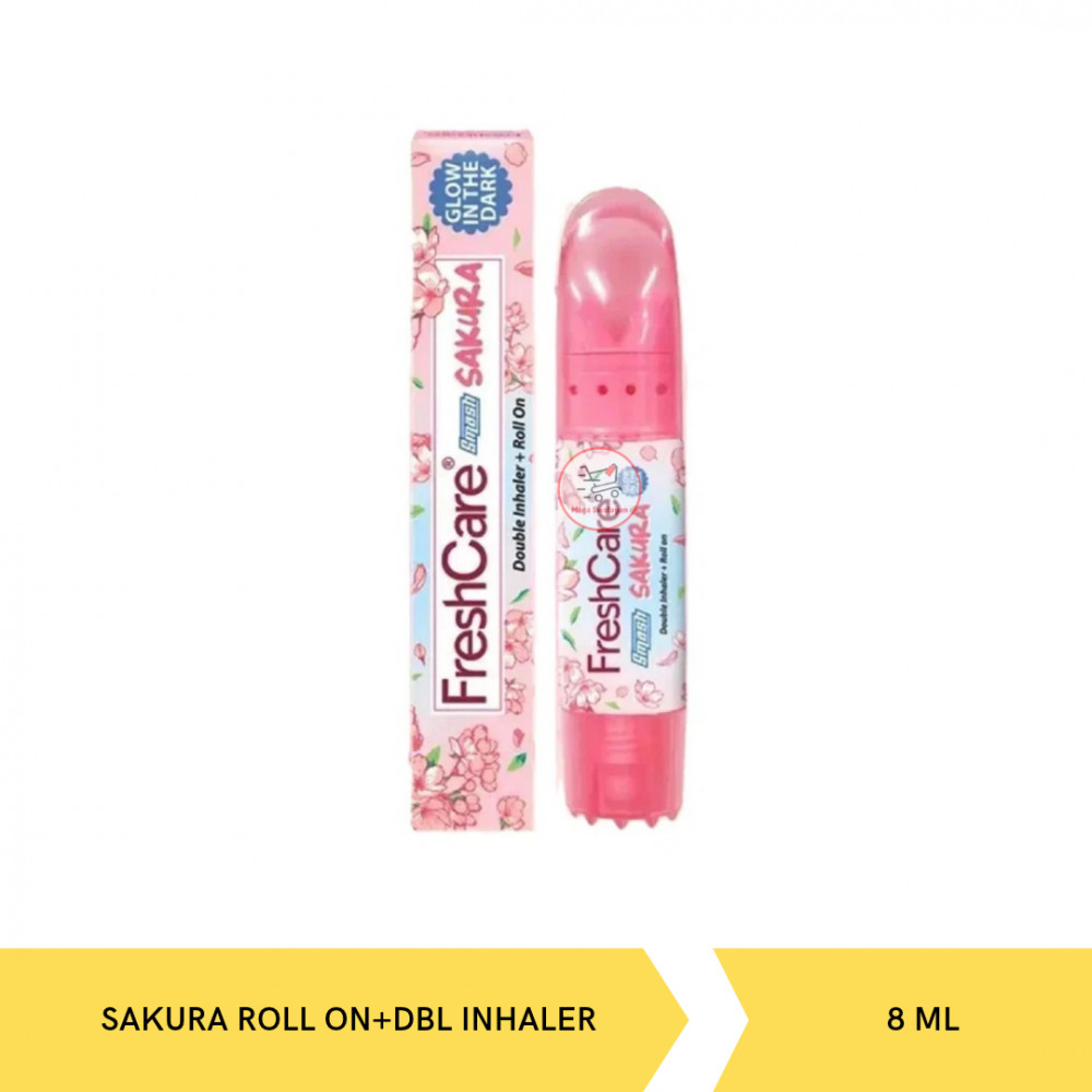 FRESHCARE SMASH SAKURA ROLL ON+DBL INHALER 8ML X 12