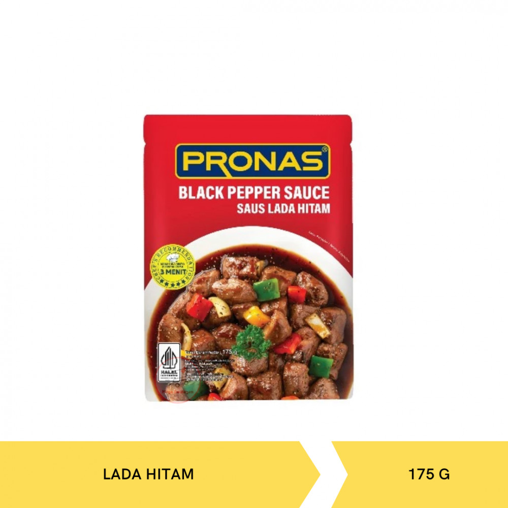 PRONAS SAUS LADA HITAM 175G X 24