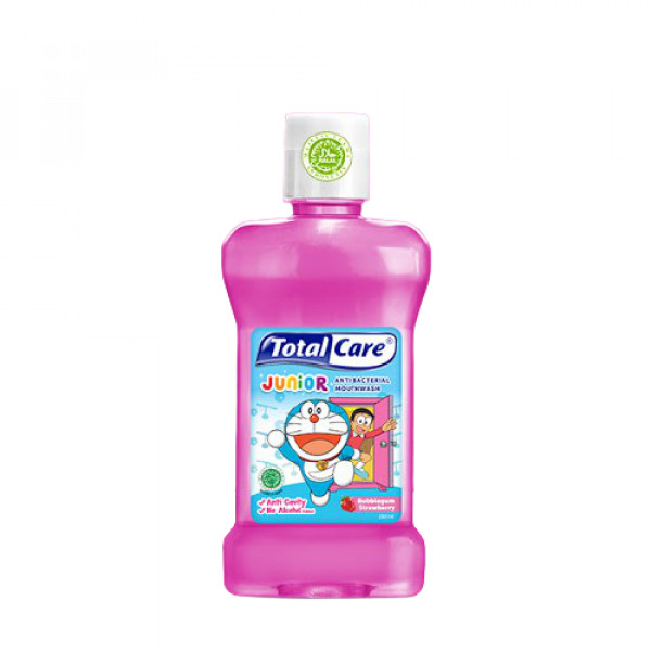 TOTAL CARE MOUTHWASH JUNIOR BUBBLE STRAW 250ML