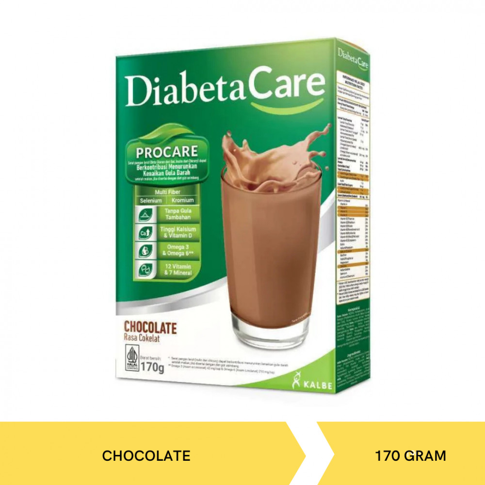 DIABETACARE CHOCOLATE 170 GR