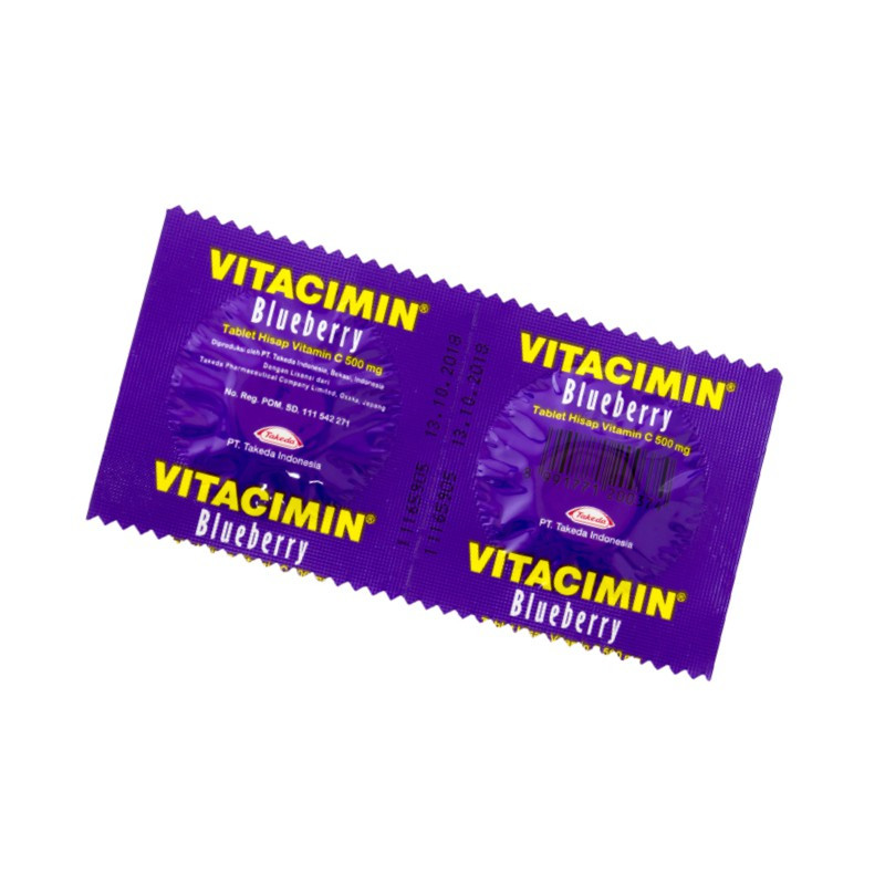 VITACIMIN BLUEBERRY TABLET/BLISTER X 50