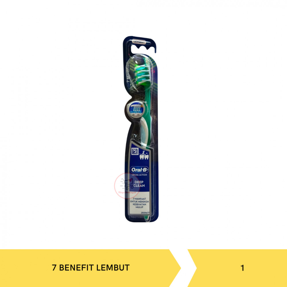 ORAL B T.BRUSH CROSS ACT 7 BENEFITS 1`S LEMBUT
